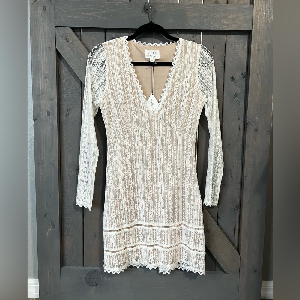 NWT white lace dress.